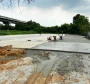 งานเทพื้นลานจอดรถโรงพยาบาลมนารมย์