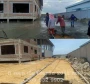 งานเทพื้นรอบโกดัง