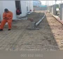 จัดเตรียมสถานที่ สำหรับเทพื้นปูน